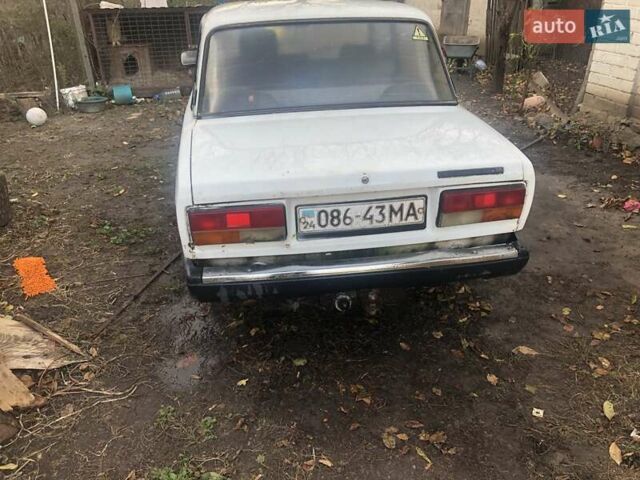 Белый ВАЗ 2107, объемом двигателя 1.5 л и пробегом 91 тыс. км за 479 $, фото 1 на Automoto.ua