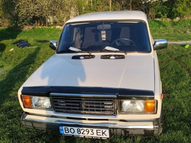 ВАЗ 2107 1991 в Тернополе на Automoto.ua Белый ВАЗ 2107, объемом двигателя 1.5 л и пробегом 150 тыс. км за 300 $, фото 1 на Automoto.ua