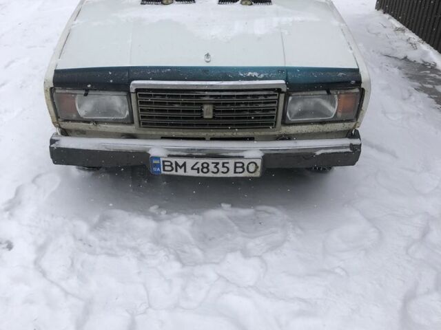 Белый ВАЗ 2107, объемом двигателя 1.5 л и пробегом 160 тыс. км за 628 $, фото 1 на Automoto.ua