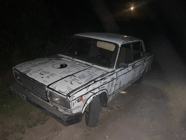 Білий ВАЗ 2107, об'ємом двигуна 1.5 л та пробігом 50 тис. км за 395 $, фото 1 на Automoto.ua