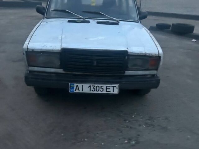 Белый ВАЗ 2107, объемом двигателя 1.7 л и пробегом 85 тыс. км за 300 $, фото 1 на Automoto.ua