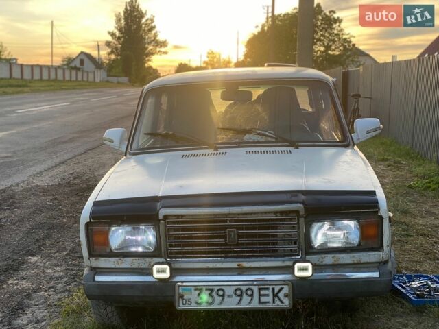 Белый ВАЗ 2107, объемом двигателя 1.45 л и пробегом 111 тыс. км за 550 $, фото 1 на Automoto.ua