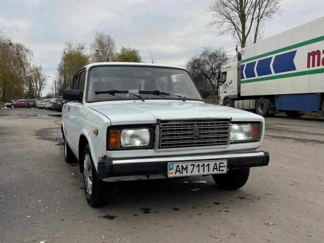 Белый ВАЗ 2107, объемом двигателя 1.5 л и пробегом 49 тыс. км за 669 $, фото 1 на Automoto.ua