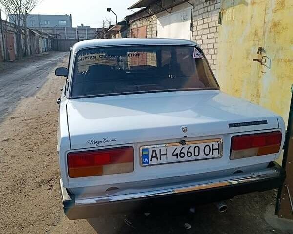 Белый ВАЗ 2107, объемом двигателя 1.5 л и пробегом 105 тыс. км за 1158 $, фото 1 на Automoto.ua