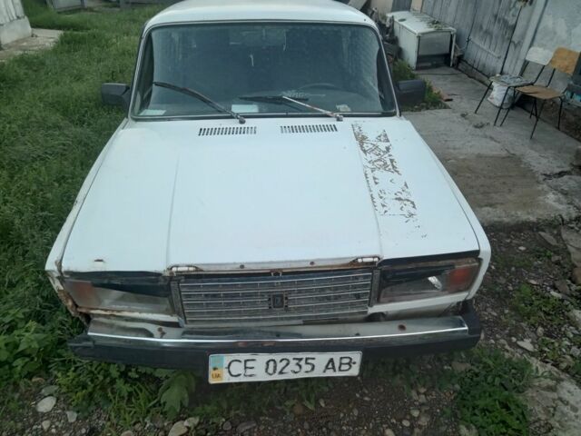 Белый ВАЗ 2107, объемом двигателя 8 л и пробегом 51 тыс. км за 313 $, фото 1 на Automoto.ua
