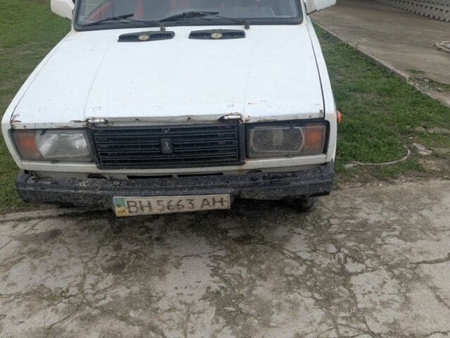 Белый ВАЗ 2107, объемом двигателя 0 л и пробегом 50 тыс. км за 900 $, фото 1 на Automoto.ua