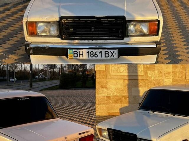 Белый ВАЗ 2107, объемом двигателя 1.6 л и пробегом 80 тыс. км за 1300 $, фото 1 на Automoto.ua