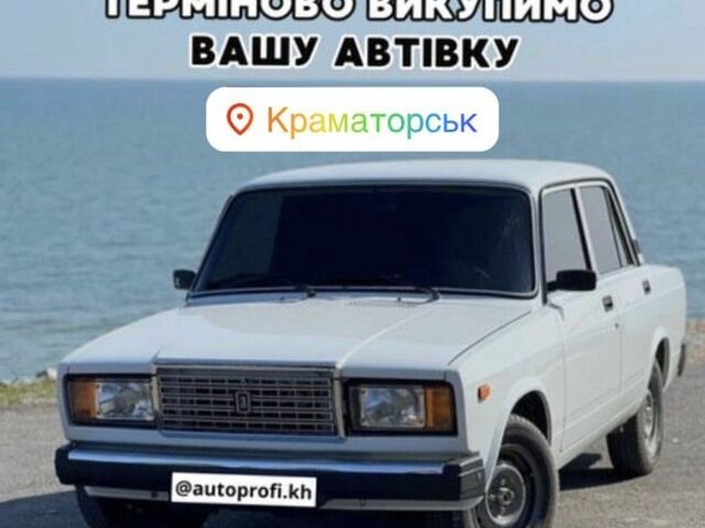 Белый ВАЗ 2107, объемом двигателя 1.6 л и пробегом 183 тыс. км за 1817 $, фото 1 на Automoto.ua