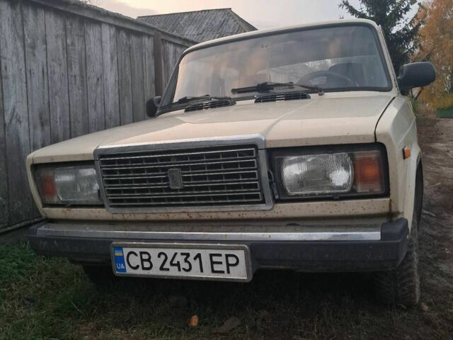 ВАЗ 2107 1984 в Прилуках на Automoto.ua Бежевый ВАЗ 2107, объемом двигателя 1.5 л и пробегом 120 тыс. км за 800 $, фото 1 на Automoto.ua