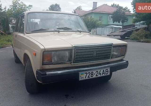 ВАЗ 2107 1986 в Днепре (Днепропетровске) на Automoto.ua Бежевый ВАЗ 2107, объемом двигателя 1.5 л и пробегом 80 тыс. км за 1500 $, фото 1 на Automoto.ua
