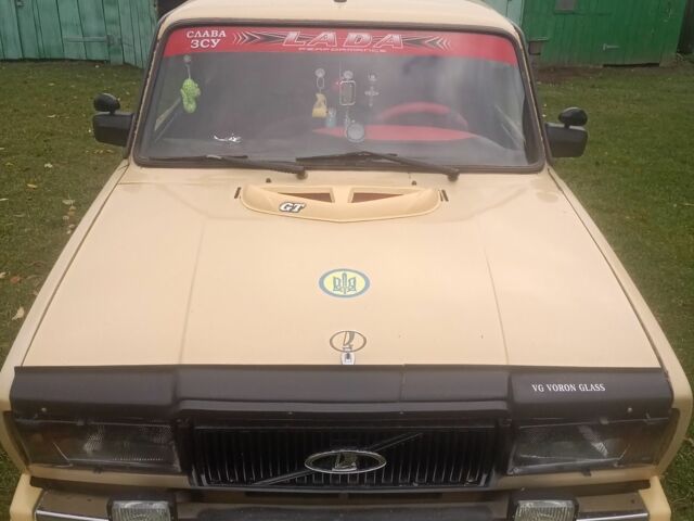 Бежевый ВАЗ 2107, объемом двигателя 1.3 л и пробегом 40 тыс. км за 650 $, фото 1 на Automoto.ua