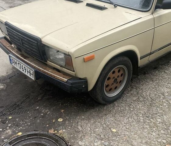 Бежевый ВАЗ 2107, объемом двигателя 1.5 л и пробегом 99 тыс. км за 971 $, фото 1 на Automoto.ua