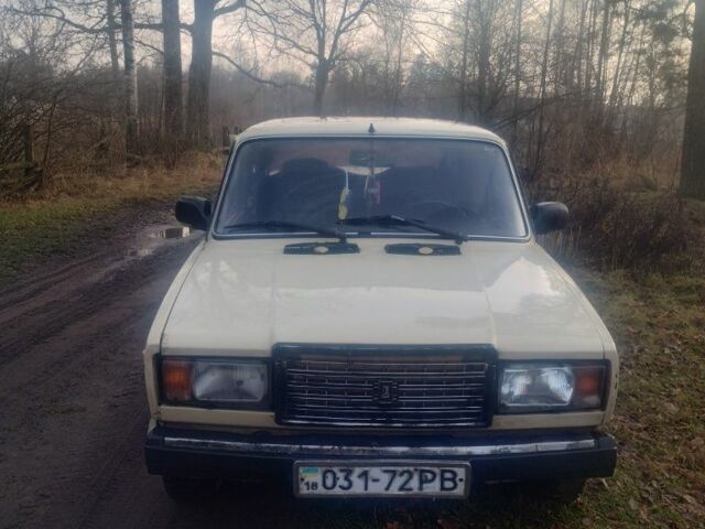 Бежевий ВАЗ 2107, об'ємом двигуна 1.5 л та пробігом 86 тис. км за 670 $, фото 1 на Automoto.ua