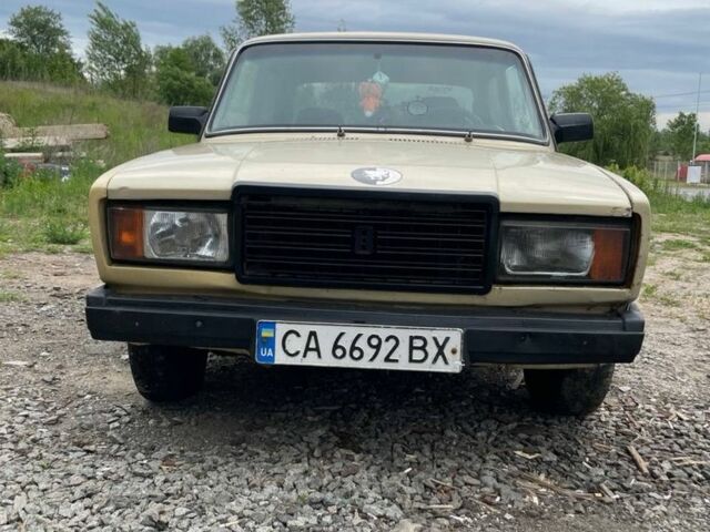 Бежевий ВАЗ 2107, об'ємом двигуна 1.6 л та пробігом 90 тис. км за 499 $, фото 1 на Automoto.ua