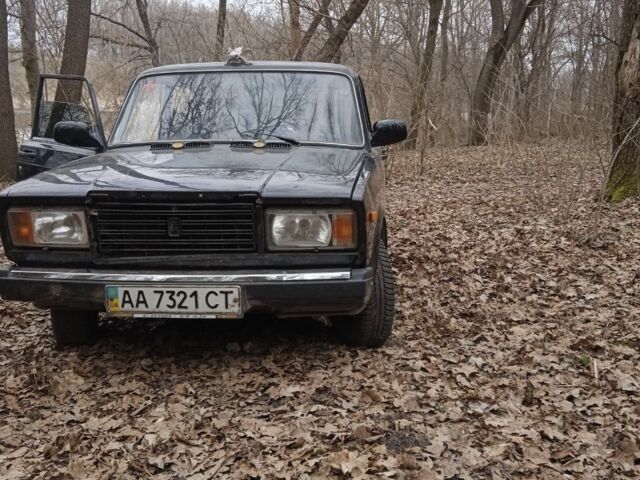 Черный ВАЗ 2107, объемом двигателя 1.5 л и пробегом 45 тыс. км за 682 $, фото 1 на Automoto.ua