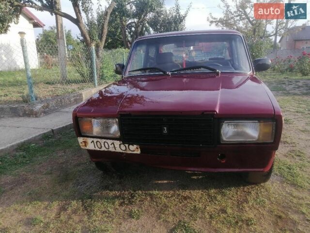 Черный ВАЗ 2107, объемом двигателя 1.3 л и пробегом 140 тыс. км за 400 $, фото 1 на Automoto.ua
