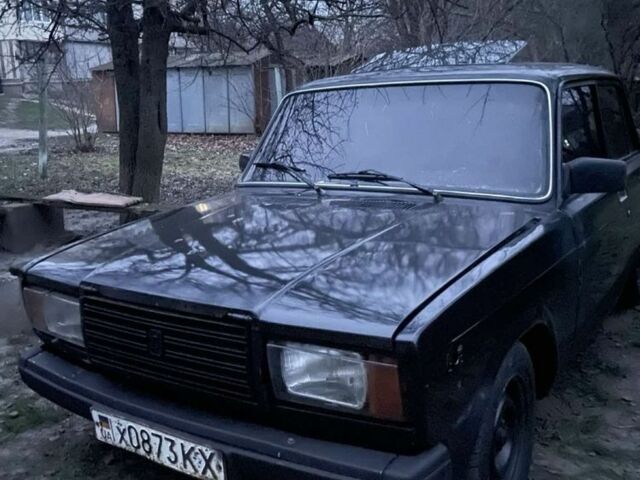 Черный ВАЗ 2107, объемом двигателя 0 л и пробегом 300 тыс. км за 473 $, фото 1 на Automoto.ua