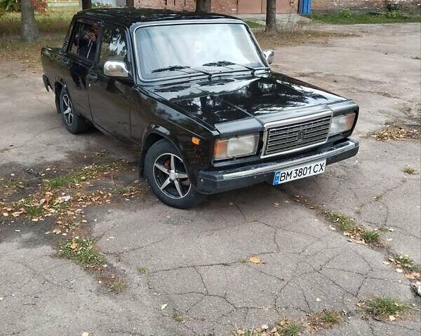 ВАЗ 2107 2006 в Лебедине на Automoto.ua Черный ВАЗ 2107, объемом двигателя 1.6 л и пробегом 320 тыс. км за 1700 $, фото 1 на Automoto.ua