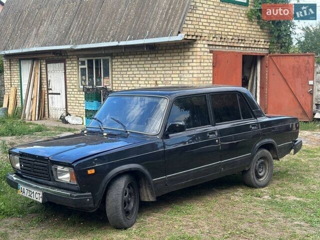 Черный ВАЗ 2107, объемом двигателя 1.6 л и пробегом 200 тыс. км за 620 $, фото 1 на Automoto.ua