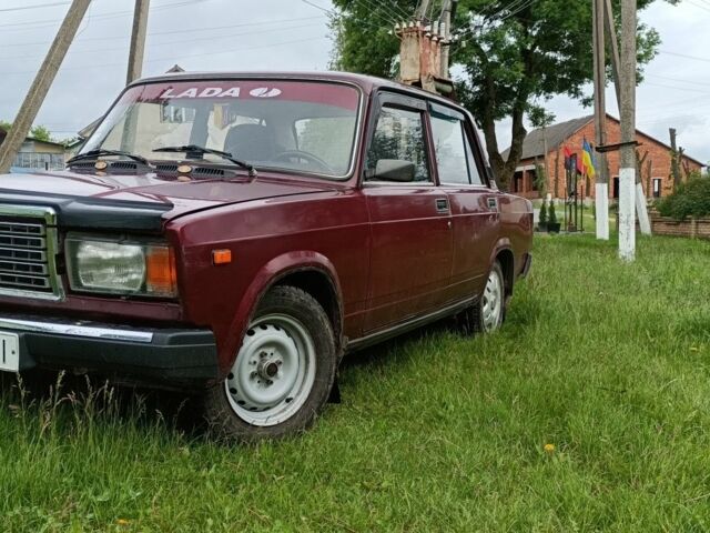 Черный ВАЗ 2107, объемом двигателя 1.5 л и пробегом 127 тыс. км за 1300 $, фото 1 на Automoto.ua