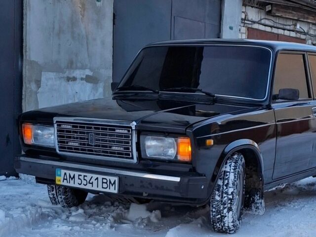 Черный ВАЗ 2107, объемом двигателя 1.5 л и пробегом 37 тыс. км за 2300 $, фото 1 на Automoto.ua