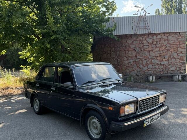 Черный ВАЗ 2107, объемом двигателя 1.5 л и пробегом 91 тыс. км за 1300 $, фото 1 на Automoto.ua
