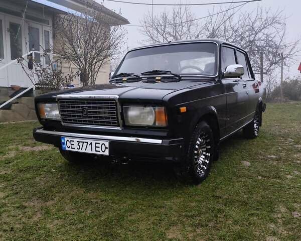 Черный ВАЗ 2107, объемом двигателя 1.45 л и пробегом 139 тыс. км за 1500 $, фото 1 на Automoto.ua
