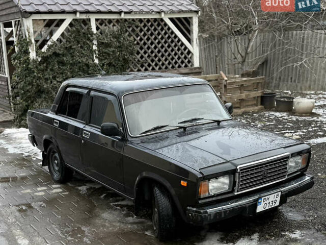 Черный ВАЗ 2107, объемом двигателя 1.5 л и пробегом 89 тыс. км за 2300 $, фото 1 на Automoto.ua