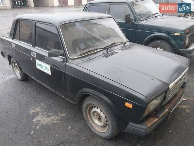 Черный ВАЗ 2107, объемом двигателя 1.6 л и пробегом 95 тыс. км за 1000 $, фото 1 на Automoto.ua