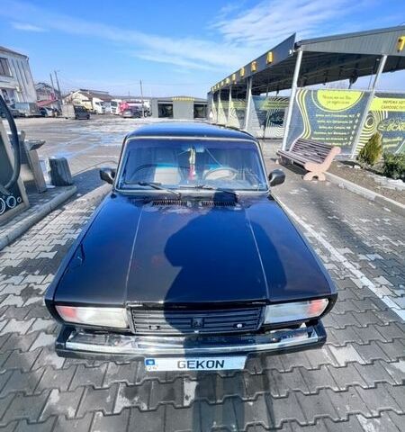 Черный ВАЗ 2107, объемом двигателя 1.57 л и пробегом 118 тыс. км за 1100 $, фото 1 на Automoto.ua