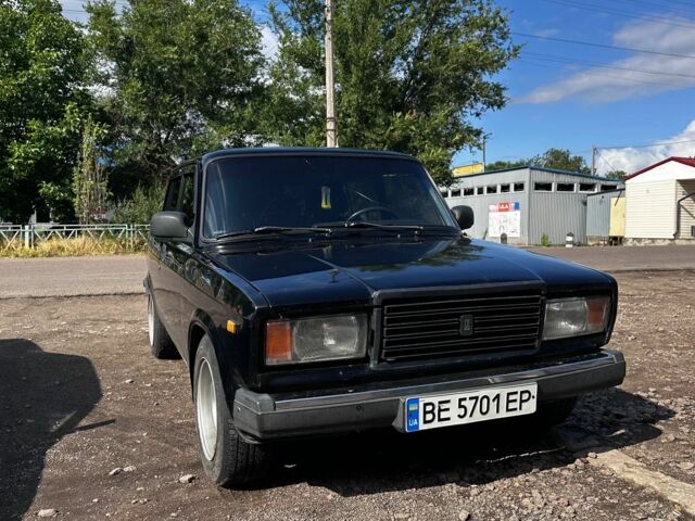 Чорний ВАЗ 2107, об'ємом двигуна 1.6 л та пробігом 100 тис. км за 1500 $, фото 1 на Automoto.ua