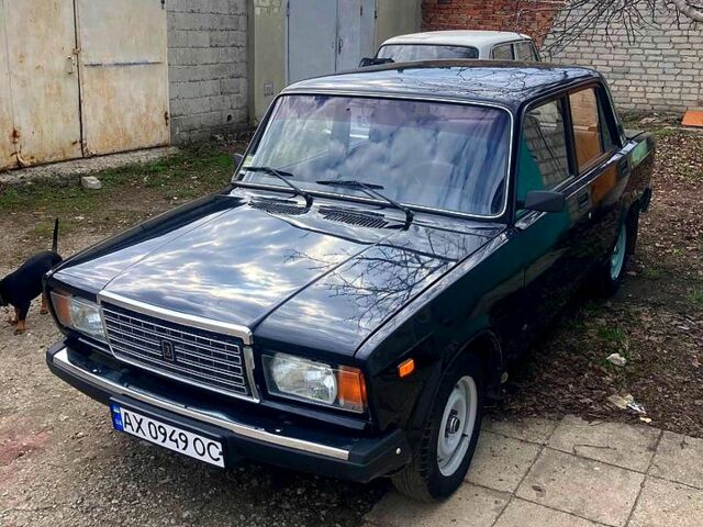 Черный ВАЗ 2107, объемом двигателя 1.6 л и пробегом 75 тыс. км за 1999 $, фото 1 на Automoto.ua