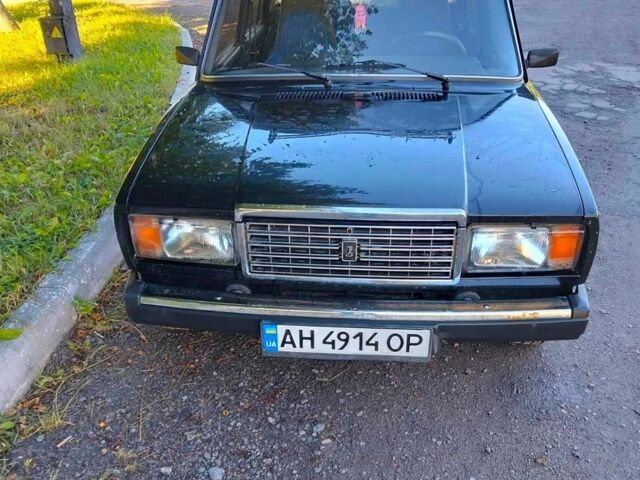 Черный ВАЗ 2107, объемом двигателя 1.6 л и пробегом 88 тыс. км за 2300 $, фото 1 на Automoto.ua