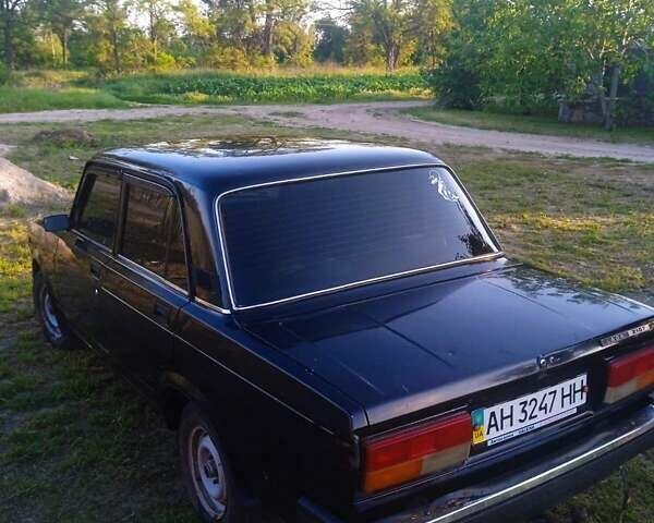 Черный ВАЗ 2107, объемом двигателя 1.6 л и пробегом 97 тыс. км за 1600 $, фото 1 на Automoto.ua