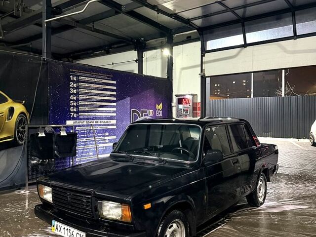 Чорний ВАЗ 2107, об'ємом двигуна 1.6 л та пробігом 74 тис. км за 1000 $, фото 1 на Automoto.ua