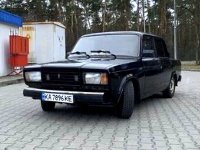 Черный ВАЗ 2107, объемом двигателя 1.6 л и пробегом 5 тыс. км за 1500 $, фото 1 на Automoto.ua