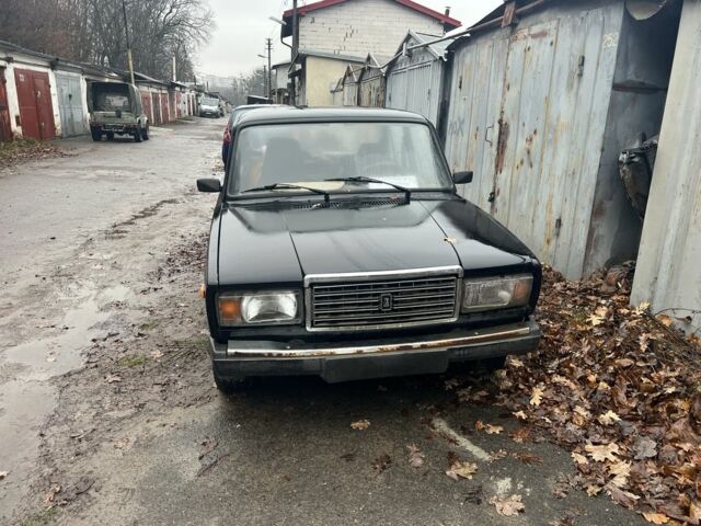 Черный ВАЗ 2107, объемом двигателя 1.6 л и пробегом 96 тыс. км за 500 $, фото 1 на Automoto.ua