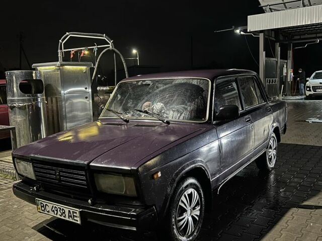 Фіолетовий ВАЗ 2107, об'ємом двигуна 1.5 л та пробігом 3 тис. км за 450 $, фото 1 на Automoto.ua