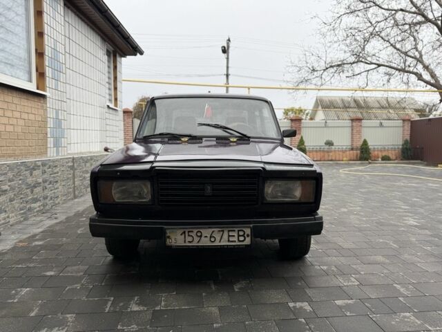 Фиолетовый ВАЗ 2107, объемом двигателя 1.5 л и пробегом 100 тыс. км за 750 $, фото 1 на Automoto.ua