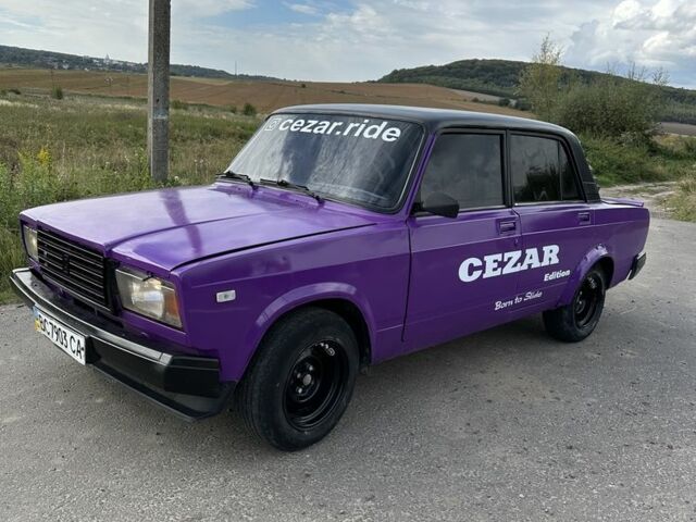 Фиолетовый ВАЗ 2107, объемом двигателя 1.3 л и пробегом 100 тыс. км за 1500 $, фото 1 на Automoto.ua