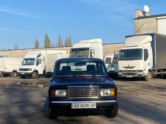 Фіолетовий ВАЗ 2107, об'ємом двигуна 1.5 л та пробігом 185 тис. км за 850 $, фото 1 на Automoto.ua