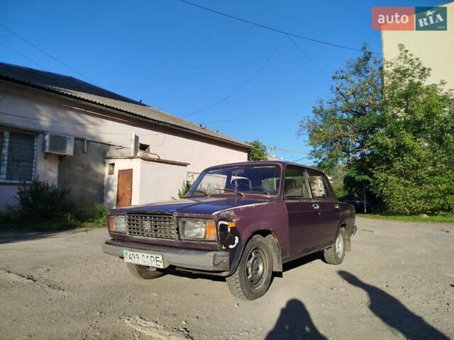 Фиолетовый ВАЗ 2107, объемом двигателя 1.57 л и пробегом 290 тыс. км за 400 $, фото 1 на Automoto.ua