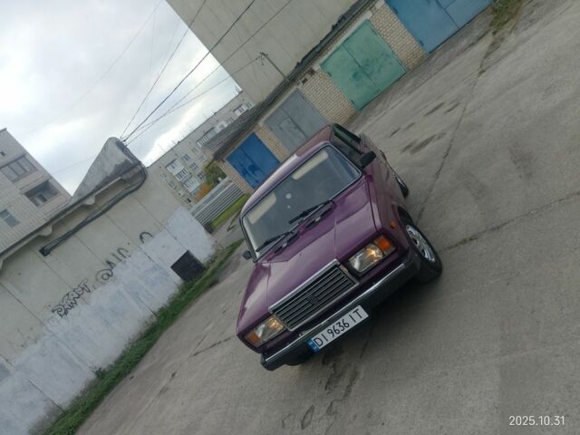 Фіолетовий ВАЗ 2107, об'ємом двигуна 0.6 л та пробігом 44 тис. км за 1100 $, фото 1 на Automoto.ua