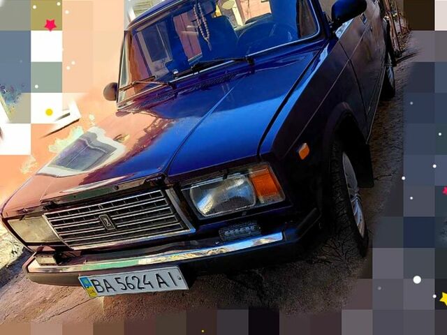 Фиолетовый ВАЗ 2107, объемом двигателя 1.5 л и пробегом 186 тыс. км за 750 $, фото 1 на Automoto.ua