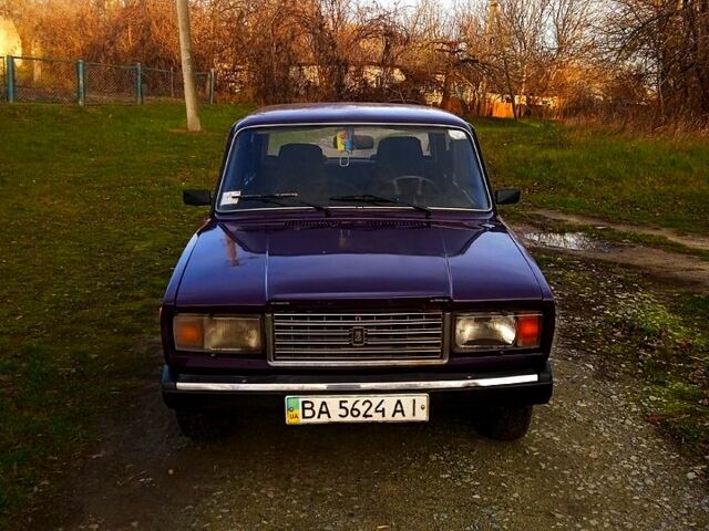 Фиолетовый ВАЗ 2107, объемом двигателя 1.3 л и пробегом 187 тыс. км за 750 $, фото 1 на Automoto.ua