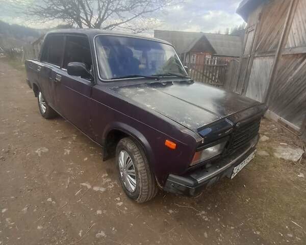 Фиолетовый ВАЗ 2107, объемом двигателя 1.3 л и пробегом 40 тыс. км за 520 $, фото 1 на Automoto.ua