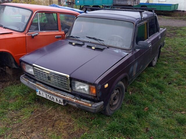 Фіолетовий ВАЗ 2107, об'ємом двигуна 1.5 л та пробігом 160 тис. км за 473 $, фото 1 на Automoto.ua