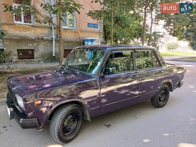 Фіолетовий ВАЗ 2107, об'ємом двигуна 1.45 л та пробігом 89 тис. км за 1200 $, фото 1 на Automoto.ua