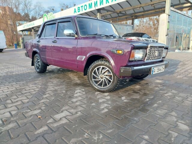 Фиолетовый ВАЗ 2107, объемом двигателя 1.5 л и пробегом 70 тыс. км за 1600 $, фото 1 на Automoto.ua