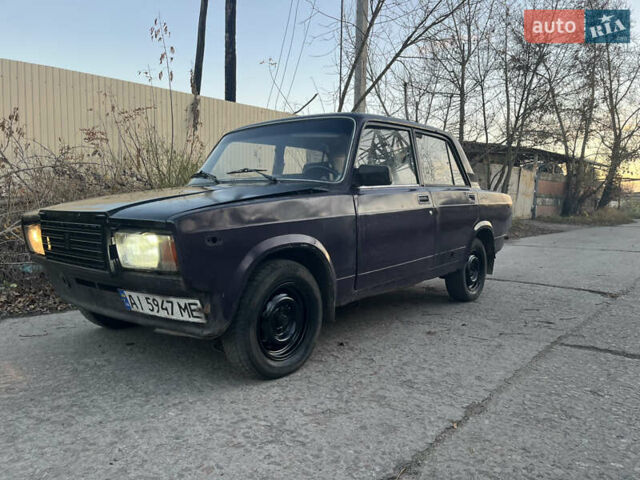 Фіолетовий ВАЗ 2107, об'ємом двигуна 1.5 л та пробігом 325 тис. км за 400 $, фото 1 на Automoto.ua